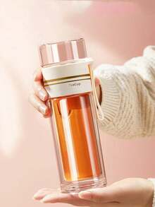 1个装批发耐热便携茶杯，带茶漏，不锈钢茶漏玻璃杯，男女通用 - 彩色 - 查看 9