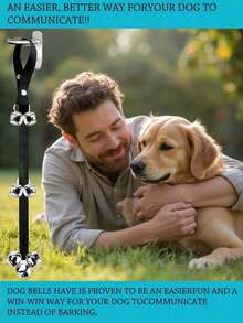 7pcs Extra Large & Loud 1.4" Adjustable Dog Doorbell, Potty Training, Easy To Train Puppies To Ring The Bell - Multicolor - View 6