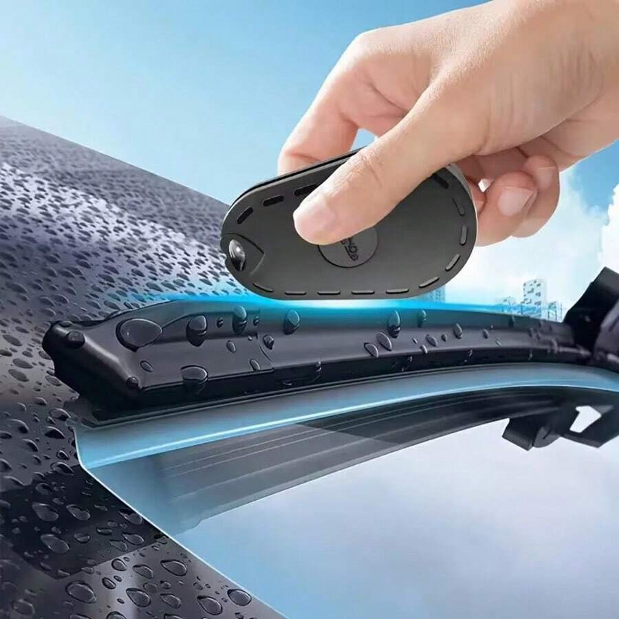 Quiet Car Windshield Wiper, Portable Polisher, Designed For Foggy Weather, Can Be Installed On RVs, Tool For Removing Sand, Dust, Water Stains, Dirt And Bird Droppings, Auto Care Accessory, Vehicle Cleaning Assist Tool, Handheld Tool
