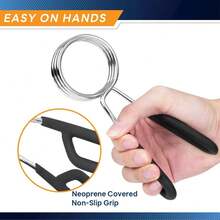 Marcy Accesorio de Levantamiento de Pesas con Clip de Resorte para Barra de Pesas y mancuerna - Barra olímpica - Ver 4