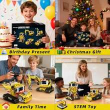 5-In-1 Programmable Robot Building Block Set For Age 6 7 8 9 10 11 12-14 With APP Or Remote Control And LED Display Screen STEM Educational Gift For Teen Boys And Girls 660PCSNot Only Can It Bring Enjoyment, But It Also Has Educational Value. - Multicolor - View 7