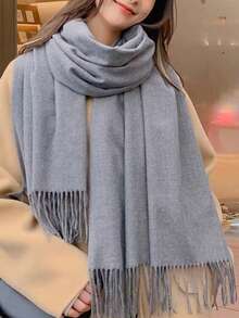 1 chiếc khăn quàng cổ giả cashmere ấm áp, thêu họa tiết tùy chỉnh, màu trơn, dùng hàng ngày, thời trang, nhiều màu sắc, cổ điển, đơn giản, sành điệu, thời trang mùa thu, phong cách quý tộc, cá nhân hóa, độc đáo, quà tặng lý tưởng cho nam/nữ, thời trang mùa đông, quà Giáng sinh, đồ trang trí Giáng sinh, đồ trang trí Giáng sinh cá nhân hóa, quà tặng cá nhân hóa cho phụ nữ/nam giới, phụ kiện Giáng sinh, khăn quàng cổ và phụ kiện khăn quàng cổ tùy chỉnh, phong cách đường phố giản dị. - Nhiều màu - Xem 17