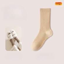 Women Crew Socks - Khaki - View 4