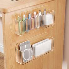 Wall-Mounted Cable Organizer Box, No Drilling Required, Magical Organizer For Phone Chargers And Power Banks, Cable Management - Multicolor - View 4