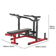Uimoso 450 LBS Chest Press Machine Adjustable Bench Press Flat Incline Bench Gym - Multicolor - View 8
