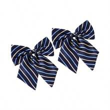 6 Piezas De Corbata Para Mujer Corbata De Cosplay Pajarita Corbata Ajustable Corbata Bordada Pajarita Corbata De Pap Noel Corbatas Para Hombre Traje De Graduacin - como se muestra x 3 piezas + 13*15cmx3pcs - Ver 7