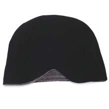 Gorro de Dormir Unisex% Algodón Antialérgico Gorro de Casa de Dos Capas Gorro de Tela No Alérgico - Gris claro (ZZZ) - Ver 14