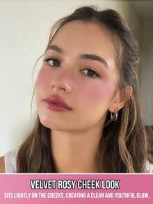 MISSLYN-Má hồng dạng lỏng Flirty Blush 1pc, Coquette Cutie, lâu trôi, đậm màu, làm sáng da, trang điểm mặt phong cách Y2K Coquette, quà tặng lý tưởng cho ngày Valentine, sinh nhật, ngày lễ Tình nhân, năm mới cho phụ nữ & con gái, thuần chay không thử nghiệm trên động vật - #12 - Xem 2