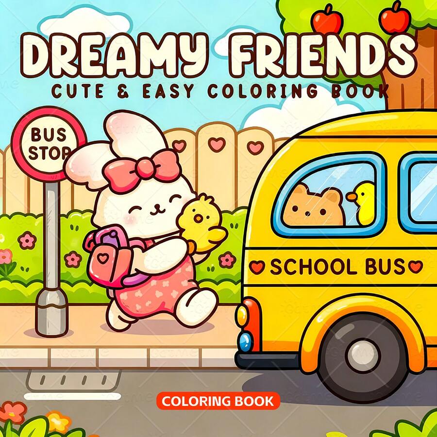 Dreamy Coloring Book, Upgraded Thick Paper, 24 Pages Adult Coloring Book, Exquisite And Easy To Use, Minimalist Large Designs, Relaxing, Suitable For Christmas, Halloween, Birthday, Children's Day, Student Supplies, Back To School Supplies, School Supplies. [Essential For Hand Drawing]