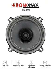 1pc 4/5/6 Inch 600W Car Audio Speaker, 2-Way Full Range Speaker With Car Frequency Response, Subwoofer Midrange Super Slim Upgrade Speaker
