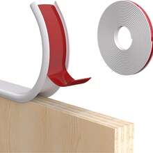5米 x 18毫米 U型自粘封边条，家具保护边条，自粘U型封边条，边缘保护密封条