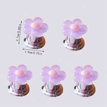 Toilet Buttons, Flower Shaped Toilet Buttons, Toilet Water Tank Push Buttons, And Creative Toilet Accessories