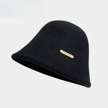 1pc Women's Casual Solid Color Bucket Hat, Versatile Knitted Bucket Hat, Suitable For Daily, Commuting, Outdoor Leisure, Home Leisure, Travel, Holiday Gifts, Versatile Outfit - Multicolor - View 8