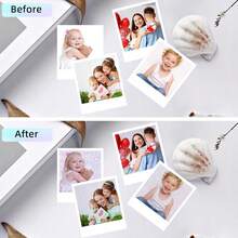 36张全息贴纸套装，透明乙烯基覆膜，自粘，透明覆膜，防水，6种设计，8.5 x 11英寸