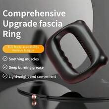 New Upgraded Multi-Functional Fascia Massager | 5 Handheld Modes, 5 Speed Levels | Portable, With Adjustable Back Strap | For Waist, Leg & Full Body | Ideal Gift - Black - View 1