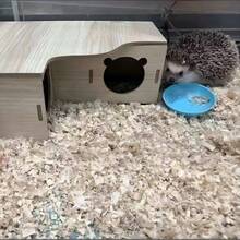 1pc Wooden Multi-Room Hamster Maze & Hideout - Provides Interesting Activity And Cozy Nesting For Your Pet - Multicolor - View 2