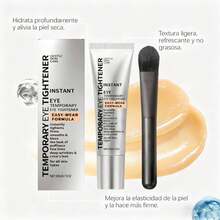Diario de crema ocular instantánea, Hidratación suave y profunda para la zona ocular Refirmante Lifting y suavizador de líneas finas Arrugas y patas de gallo Reducción de ojeras y eliminación de hinchazón Alivia molestias y mejora la elasticidad de la piel Crema de masaje ocular - Plateado - Ver 4