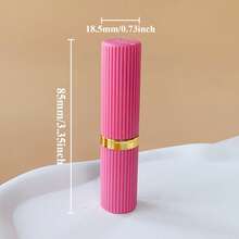 Elegant Pink Lipstick Lighter - Reusable Metal Lighter, Portable & Stylish Zinc Alloy + ABS Design, Perfect Gift For Women, Butane Gas Not Included - 玫紅色 - 查看 6