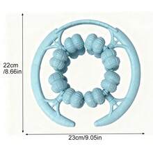 1个按摩滚轮放松滚轮，32个滚轮，消除橘皮组织滚轮肌肉放松器，圆形腿部夹钳，腿部按摩，适用于网球肘腿部 - 彩色 - 查看 6
