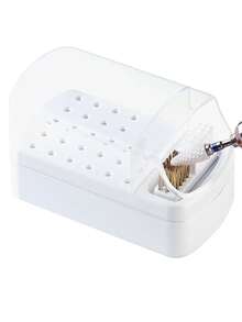 30-Hole Nail Art Rhinestone Storage Box, Polishing & Grinding Head Stand, Nail Drill Bit Organizer Holder - Multicolor - View 10