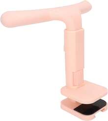 Corrector de Postura Sentado para Escribir Corrector de Postura de Lectura, Altura Ajustable Estudiantes Protección de la Visión Corrector de Postura del Escritorio de Escritura, Protector de(Rosa) - Blanco - Ver 2