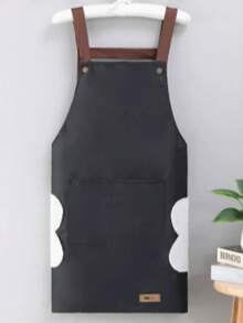 Cute & Creative Waterproof Apron With Bib, Suitable For Cooking, Household Chores, Personalized Pattern Design, No-Sleeve Adult Workwear, Kitchen, Bathroom, Home, Household Suppliers - Multicolor - View 2