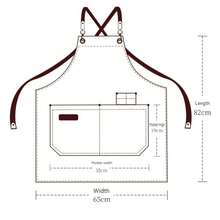 一件防水防油围裙，带大口袋，涤纶防污厨房围裙，可调节颈带，防水防溅，加宽肩带，适用于烹饪、家庭、餐厅、手工、花园、烧烤、学校、咖啡馆等场合，男女通用，节日礼物 - 藏蓝色 - 查看 11