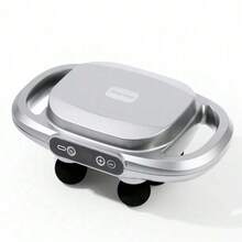 6 unidades Pistolas de masaje inteligentes, carga Tipo-C (batería de litio de 2000mAh), alta potencia de salida, fuerza de conducción potente, bajo nivel de ruido, pantalla LED, 9 modos, 20 niveles de intensidad, adecuado para diferentes partes del Body, regalo perfecto para el Día del Padre, Día de la Madre y San Valentín - Gris - Ver 7