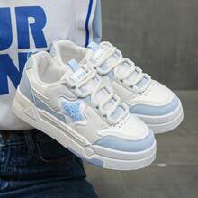 Retro Niche Casual Vulcanized Shoes For Women, New Spring/Autumn White Sneakers, Versatile Breathable Student Flat Shoes