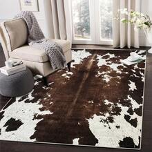 Cow Print Pattern Area Rug Washable Rug Vintage Traditional Floor Cover Foldable Thin Retro Accent Indoor Non Slip Carpet Print Mat Bedroom Living Room Bathroom Home Decor Large Carpets Dining Room Rug Kitchen Rugs For Entryway - A - Xem 2