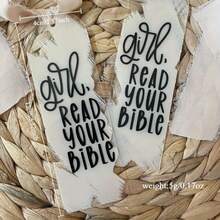 Bộ 1/3/5 chiếc thẻ đánh dấu Kinh Thánh bằng acrylic, thiết kế chủ đề tôn giáo, nhãn dán văn phòng phẩm, thẻ đánh dấu sáng tạo, món quà hoàn hảo cho người yêu sách. - Nhiều màu - Xem 2