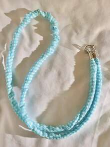 Correa de teléfono estilo coreano a cuadros con pliegues y correa larga, correa de bolso cruzado, compatible con Android y la mayoría de teléfonos inteligentes, regalo para madre, familia, amigos, niños, cumpleaños, vacaciones - Multicolor - Ver 21