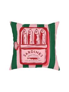 1/2/4 Piezas Funda de Cojín Decorativa con Diseño Minimalista de Pescado Arenque de Colores, Adecuada para Sala de Estar, Dormitorio, Sofá, Decoración de Cama, Lavable a Máquina (45x45 cm), Decoración de Otoño, Decoración de Habitación - Multicolor - Ver 8