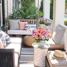 4pcs/Set Artificial Daisy, Wild Flower And Lavender Bouquet - Realistic Petals And Leaves Mimic Real Garden Flowers, Vibrant Faux Floral Decor, Suitable For Indoor/Outdoor Home Garden Tabletop, Valentine's Day Gift - Multicolor - View 9