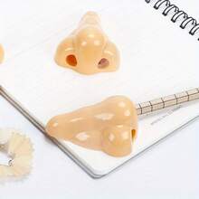 1pc Funny & Novelty Nose - Realistic Beige Facial Prosthetic, Suitable For Office Pranks, Parties And Photos | Easy-To-Use Humorous Accessory For Coworkers And Students | Comfortable And Discreet To Wear - Multicolor - View 2