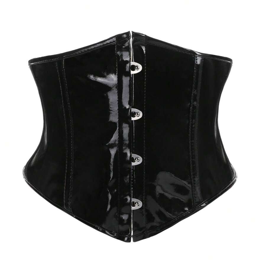 1pc Women's Punk Style Bandeau Waist Belt Can Be Worn Outerwear Tight Cropped Bustier Corset