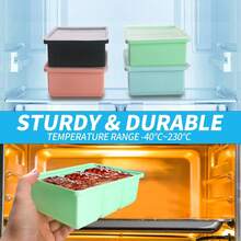 1pc Silicone Ice Cube Tray With Lid - Large Capacity Soft Ice Mold Suitable For Refrigerator, 1 Cup Size For Soups, Stews, Sauces - Dishwasher , Great For Christmas, Halloween, Easter, Thanksgiving - Multicolor - View 9