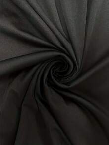 1pc Women's Slim Fit Straight Leg High Waist Elastic Waist Wide Leg Pants, Loose Fit For Running, Fitness, Yoga, Cycling, Streetwear, Casual Style, Machine Washable, Elegant Fashion Trousers, Versatile Daily Wear - Black - View 9