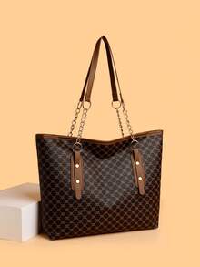 3pcs High-Quality Lightweight Luxury Tote Bag Set, Fashionable Casual Shoulder & Underarm Bags - Multicolor - View 13