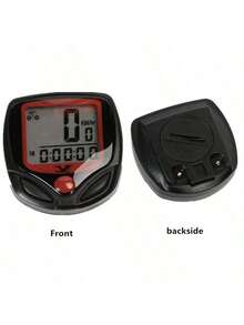 山地自行車里程表自行車電腦,防水速度計具有15個功能,自行車騎行裝備