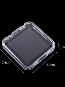 5/1 pieza Caja de almacenamiento de joyas transparente, organizador portátil con tapa abatible, estuche de exhibición de acrílico para joyas y cosméticos, caja de almacenamiento de escritorio de plástico compacta para salón de uñas y hogar, organizador de cuentas y herramientas de arte de uñas DIY, ideal como regalo de Navidad, estuche portátil para arte de uñas, adecuado para entusiastas de las uñas y las joyas, reutilizable en múltiples escenarios - Multicolor - Ver 9