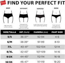 Hanes Comodidad, período. Calzoncillos, Ropa Interior superfuga, posparto y período, Paquete de 2 Ropa Interior Mujer - negro - Ver 5