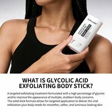 Lakerain Glycolic Acid Body Scrub, Moisturizing, Gentle Cleansing, Solid Body Butter - White - View 4