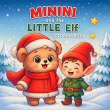 GDTME 1 Piece Christmas Themed Coloring Book, 24 Pages Upgraded To 120g Pearl Paper, Includes Cute Illustrations, Suitable For Adult Relaxation, Ideal Gift For Birthday, Party, Thanksgiving, Halloween And Christmas, 7.9*7.9 Inches, Also A Great Gift For Back To School And Mother's Day - Comfortable and Bold Christmas Design - View 17