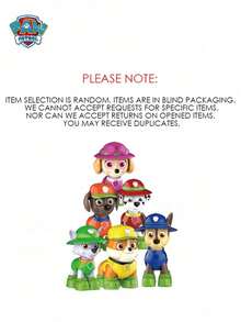 Paw Patrol 1件，汪汪队立大功系列角色室内装饰摆件，收集可爱卡通迷你桌面配件，爱心收藏派对用品，情人节，感恩节，节日派对礼物，生日礼物（款式随机） - 彩色 - 查看 8