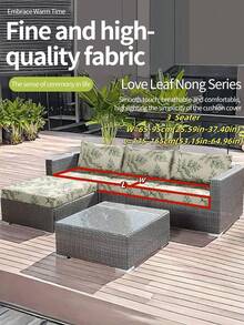 1pc Milk Silk Fabric Anti-Slip Elastic Decorative Sofa Seat Cushion Cover, Outdoor Sofa Cushion Cover With Backrest, Single/Double/Three/Four Seater Size Options, Pet-Friendly, All Season - Multicolor - View 15