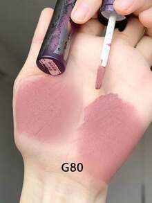 GIRLCULT Love Whisper哑光唇彩，G80 Selene | Ruby Glow | Berry Nebula | Holographic Shimmer | Celestial Sparkle | Smudge-Proof Blend | Iridescent Veil | 3.8毫升/0.13液盎司 - G80 Selene - 查看 5