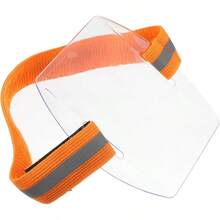 PRETYZOOM Portatarjetas De Identificacin Porta Credencial De Trabajo Para Trabajadores De Emergencia Personal De  Almacn Correa Para Credencial Soporte Para Tarjetas De Identifica - Naranja - Ver 1
