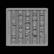 1个透明硅胶模具，可用于DIY美甲、月亮、泰迪熊、烛台、领结、窗帘、甜点、蛋糕装饰