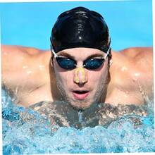 4piezas Tapones Para Odos De Pvc y Pinzas Nasales Impermeables Para Natacin Cmodo y  Para Adultos y Nio Nia Incluye Estuche De Almacenamiento Fcil De Usar - Amarillo + 9X2.4X1.3CM - Ver 10